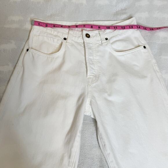 Nili Lotan Juliet High Waist Jeans in Cream Wash Size 25 - Picture 6 of 16